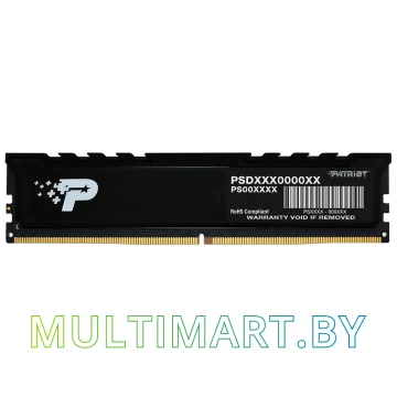 Оперативная память Patriot Signature Premium Line 16GB DDR5 PC5-41600 (PSP516G520081H1)